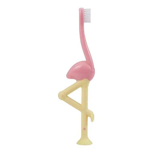 četkica za zube, 1 - 4 god, flamingo