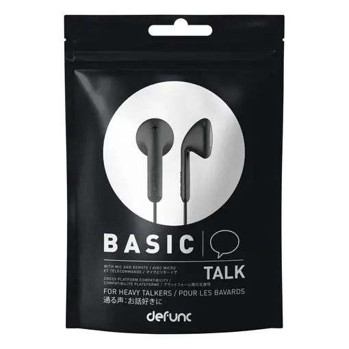 Slušalice - Earbud BASIC - TALK - Black