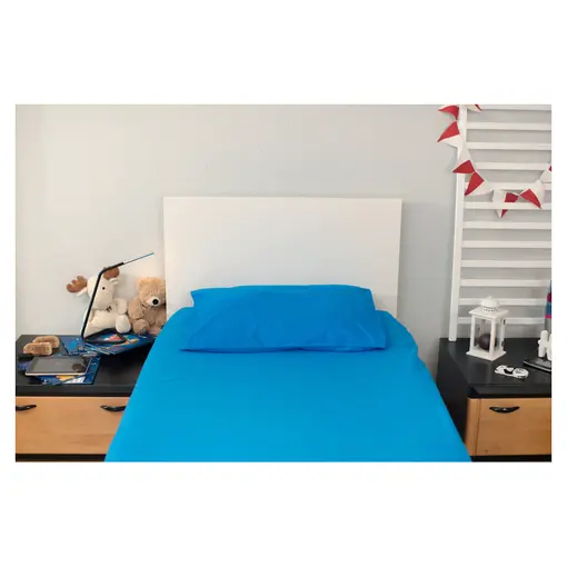 Dječja posteljina 90 x 200 cm Plava