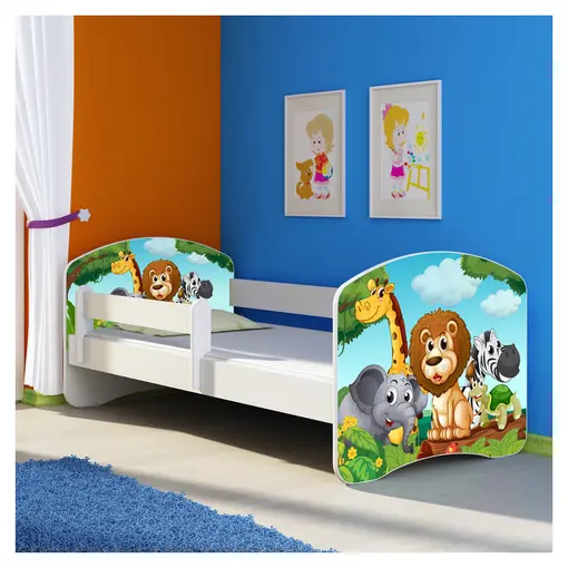 Animals drveni dječji krevet s bočnom stranicom