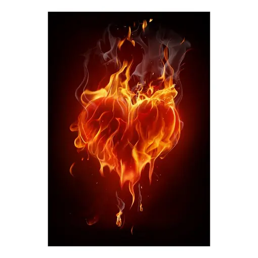 Bilježnica Premium A4 D 52L Heart On Fire