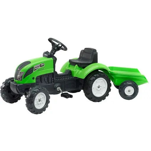 traktor Garden Master s prikolicom, zeleni