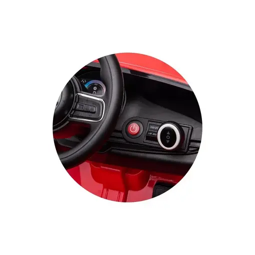 Fiat auto na akumulator 500 crvena