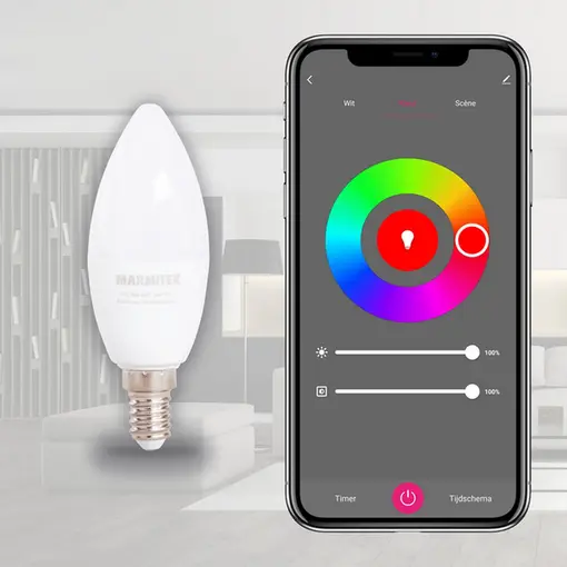 žarulja Smart Wi-Fi LED, u boji, E14