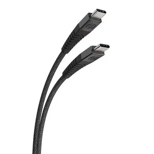 Strikeline heavy-duty kabel USB-C na USB-C, 1.2m, sivi