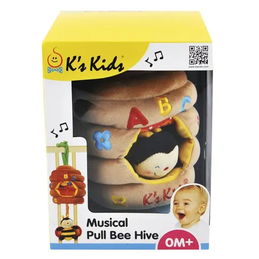 Glazbena igračka za krevetić- pčelinja košnica, 0mj.+