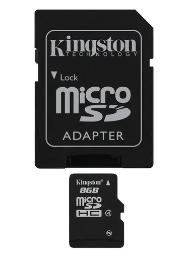 Kingston microSDHC, Class4, 8GB