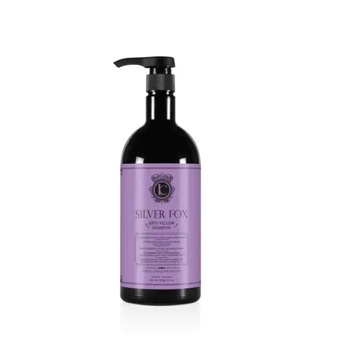 Silver Fox - anti-yellow  šampon za platinasti sjaj i uklanjanje žutih tonova u kosi, 1000 ml