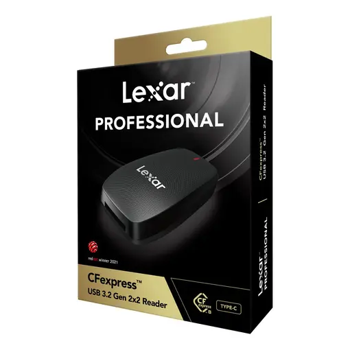 Professional CFexpress™ Type B USB 3.2 Gen 2x2 Reader