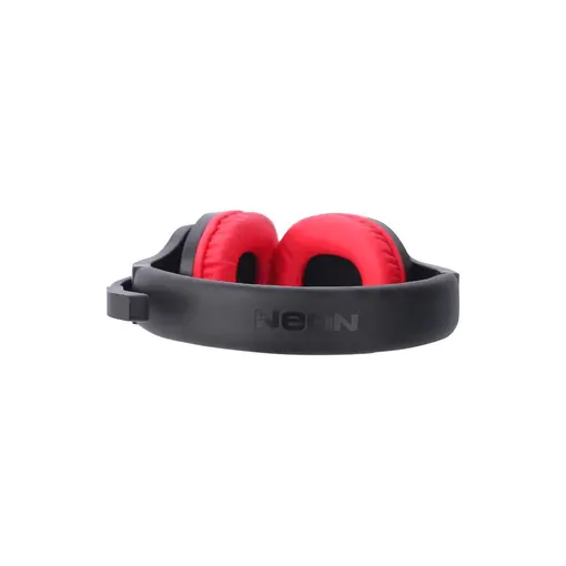 Slušalice + mikrofon HEBRUS, crno - crvene, 3,5mm