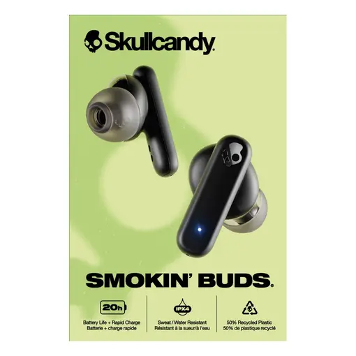 Slušalice SKULLCANDY Smokin Buds Wireless In-Ear (TWS, 20h baterija)