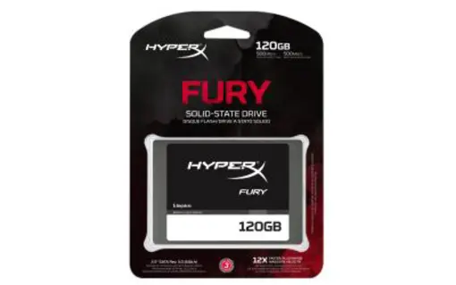 SSD 120 GB HyperX Fury,  SHFS37A/120G