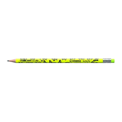 Stabilo grafitna olovka neon leptir žuta.