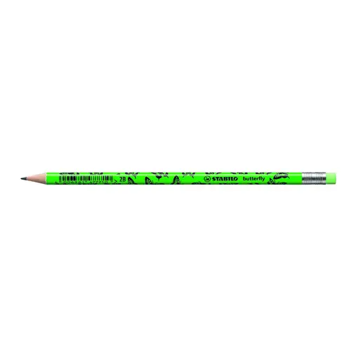 Stabilo grafitna olovka neon leptir zelena.