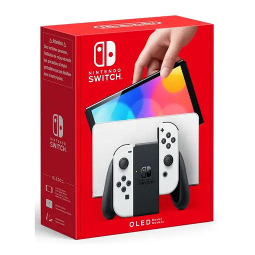 Switch OLED Console - White Joy-Con