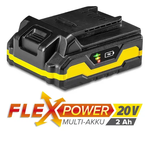 višenamjenska punjiva baterija Flexpower, 20 V, 2 Ah