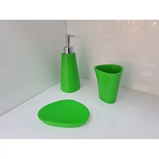 kupaonski set  čaša+držač sapuna+posuda za tekući sapun (BPO-462A-G+0462B-G+046C-1-G)