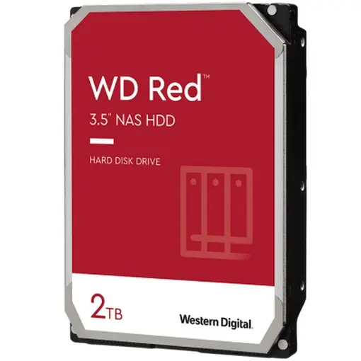 HDD NAS Red Plus (3.5'', 2TB, 128MB, 5400 RPM, SATA 6 Gb/s)