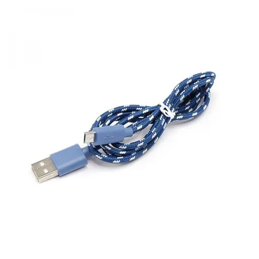 kabel USB 2.0 M-micro USB M, 1m, plavi, 5 kom