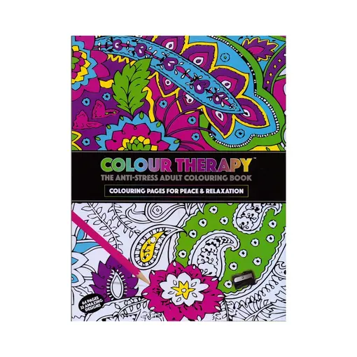 Colour therapy - The anti-stress adult coloring book
