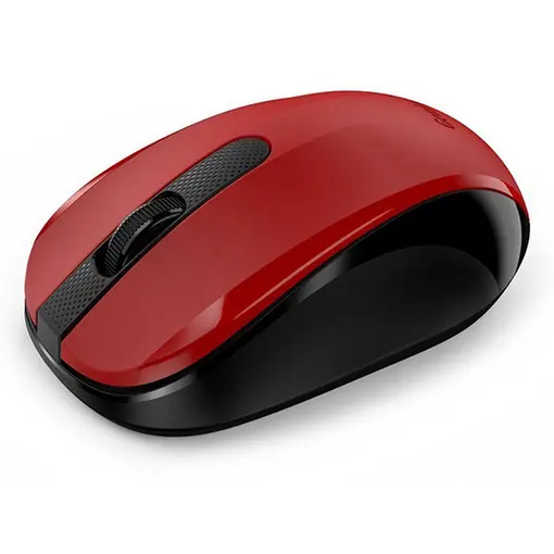 NX-8008S, bežični miš, silent, crvena/crna