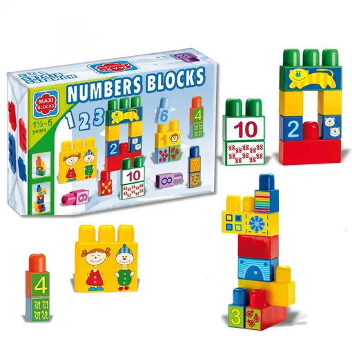 Kocke Maxi blocks s brojevima