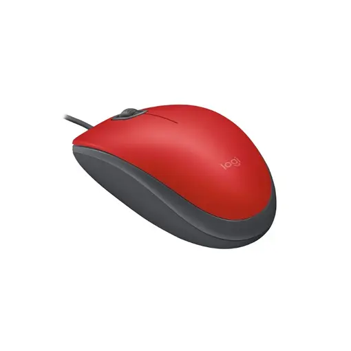 M110 Silent žičani optički miš, crvena