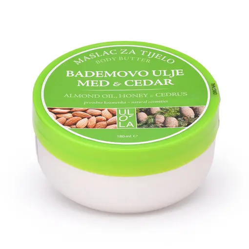Maslac za tijelo - Bademovo ulje, Med & Cedar