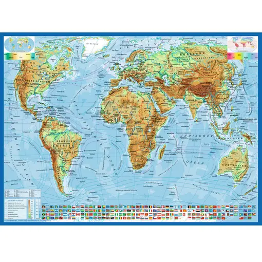 puzzle Karta Svijeta 300 dijelova