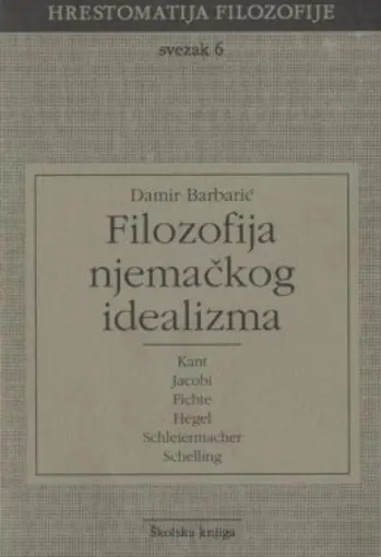 Filozofija Njemačkog idealizma, Barbarić Damir