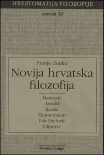 Novija Hrvatska filozofija, Zenko Franjo