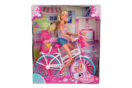 Steffi lutka na turneji s biciklom