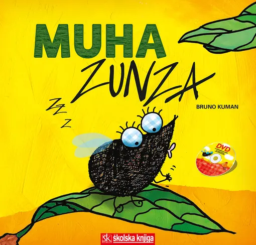 Muha Zunza - Edukativna slikovnica s crtanim filmom na hrvatskome i engleskom jeziku na dvd-u, Kuman Bruno