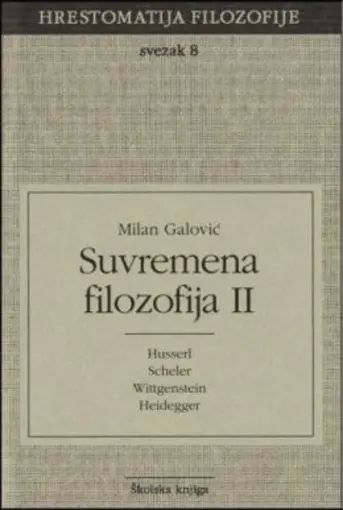 Suvremena filozofija 2, Galović Milan