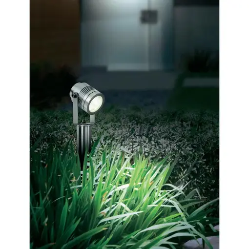 Vanjska stojeća svjetiljka 34412C Srebrno-siva LED fiksno ug