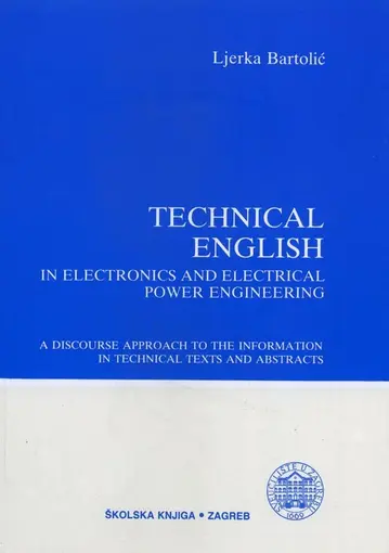 Technical English in electronics and electrical power engineering, Bartolić Ljerka