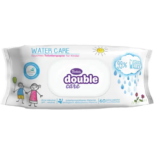 Toaletni vlažni papir Double care 99% vode 60/1