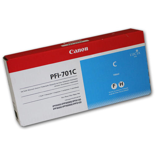Tinta PFI-701 Cyan