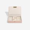 kutija za nakit Mini Lidded Pastel Pink Croc