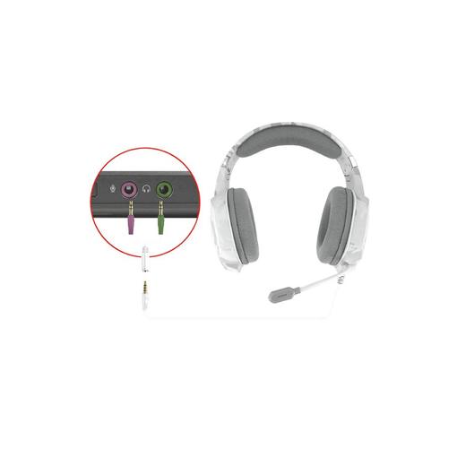 Slušalice + mikrofon GXT322 Carus, gaming, žičane, 3.5 mm, bijele (20864)