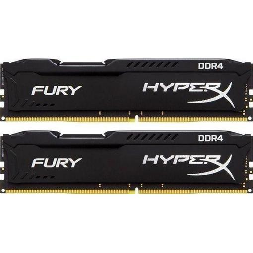 Memorija DDR4 16GB 2400MHz (2x8) HyperX Fury, HX424C15FBK2/16