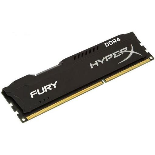 Memorija DDR4 16GB 2400MHz (1x16) HyperX Fury Black, HX424C15FB/16