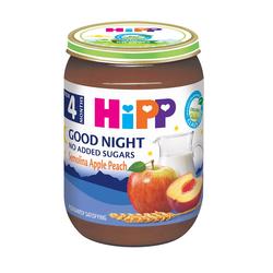 HiPP BIO Good Night mliječna kašica jabuka, breskva i gris, 5 + mj., 190 g 