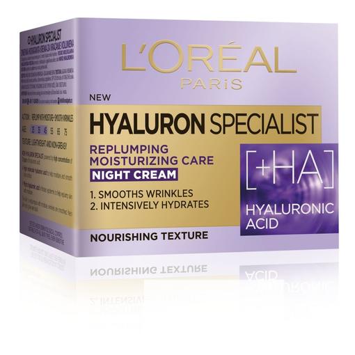 Hyaluron Specialist noćna hidratantna krema za vraćanje volumena 50 ml