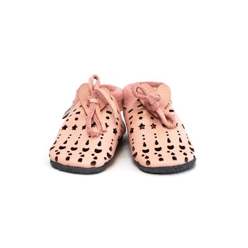 Sandalice mekane dječje cipelice Dots pink