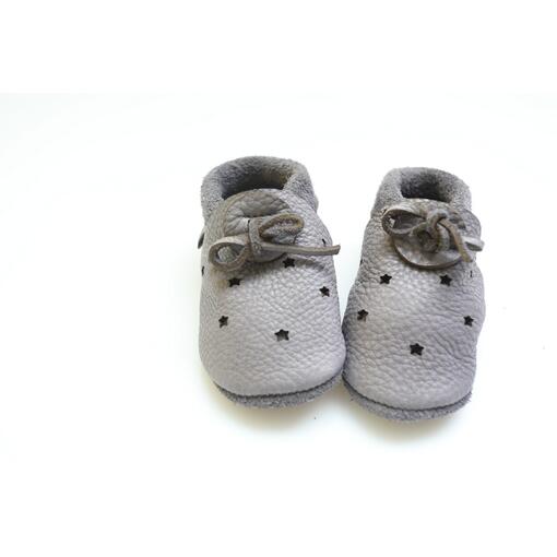Sandalice mekane dječje cipelice Stars grey