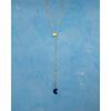 Pleiades Luna Dark Blue lančić - 24 K pozlata