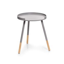 Zeller stolić za kavu, MDF/drvo - 40x49 cm  - Siva