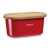 kutija za kruh, melamin/bambus - crvena