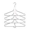 višestruka vješalica za odjeću, drvo/metal - bijela